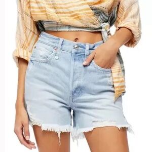 Free People We The Free Makai Cut Off Denim Shorts